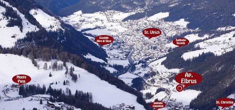 Appartamenti Elbrus Santa Cristina Val Gardena Luaran gambar